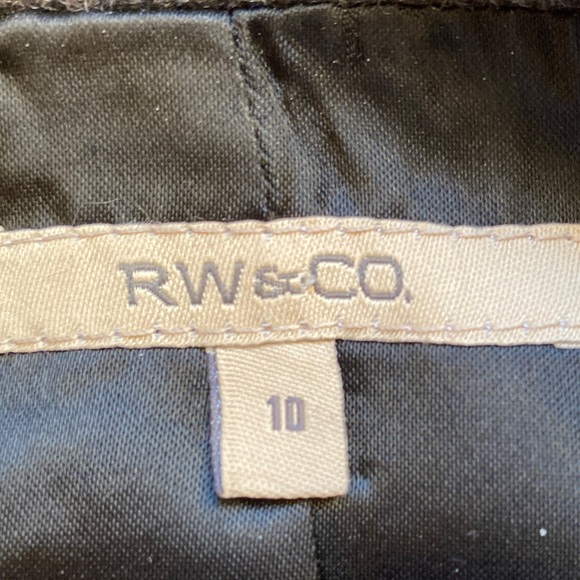 RW & Co Wool Blend Grey Blazer Size 10 EUC - Picture 6 of 7